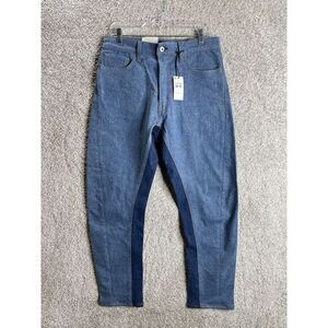 LEVIS Made Crafted Rodeo Bow-Legged Mens 32x32 Straight Jeans Denim Stretch Blue